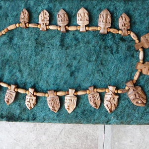 Tulasi neck beads maha mantra leaves devotional wear vedic jewellery sanskrt mantra vaisnava image 3