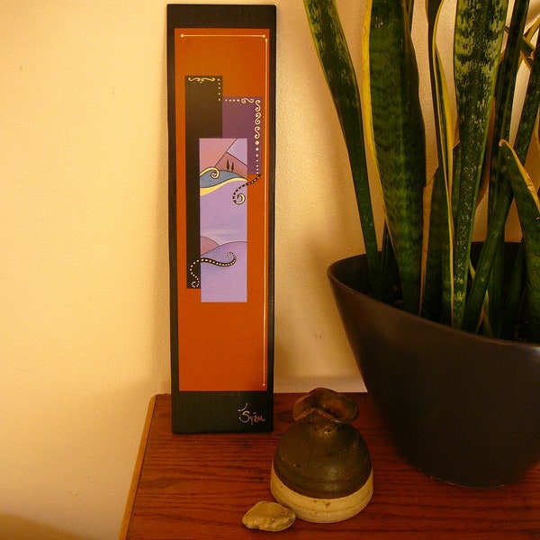 Minimalist Tall Skinny Art Etsy