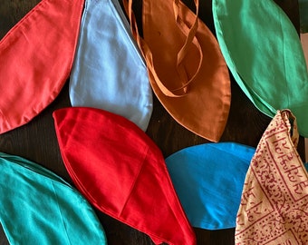 Handmade Cotton Japa Bead Bag, Bhakti Yoga Meditation Pouch