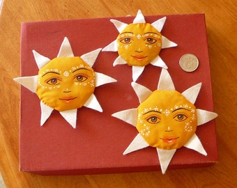 Móvil de peluche Sunshine pintado a mano con aroma a lavanda