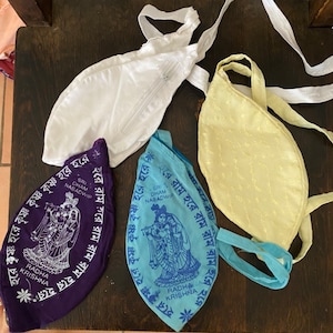 Japa bead bags meditation ladies girls rosary bags pure cotton prayer bead bag