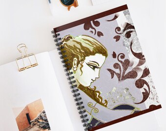 Goddess journal an ideal gift for her. Spiral Notebook - Ruled Line