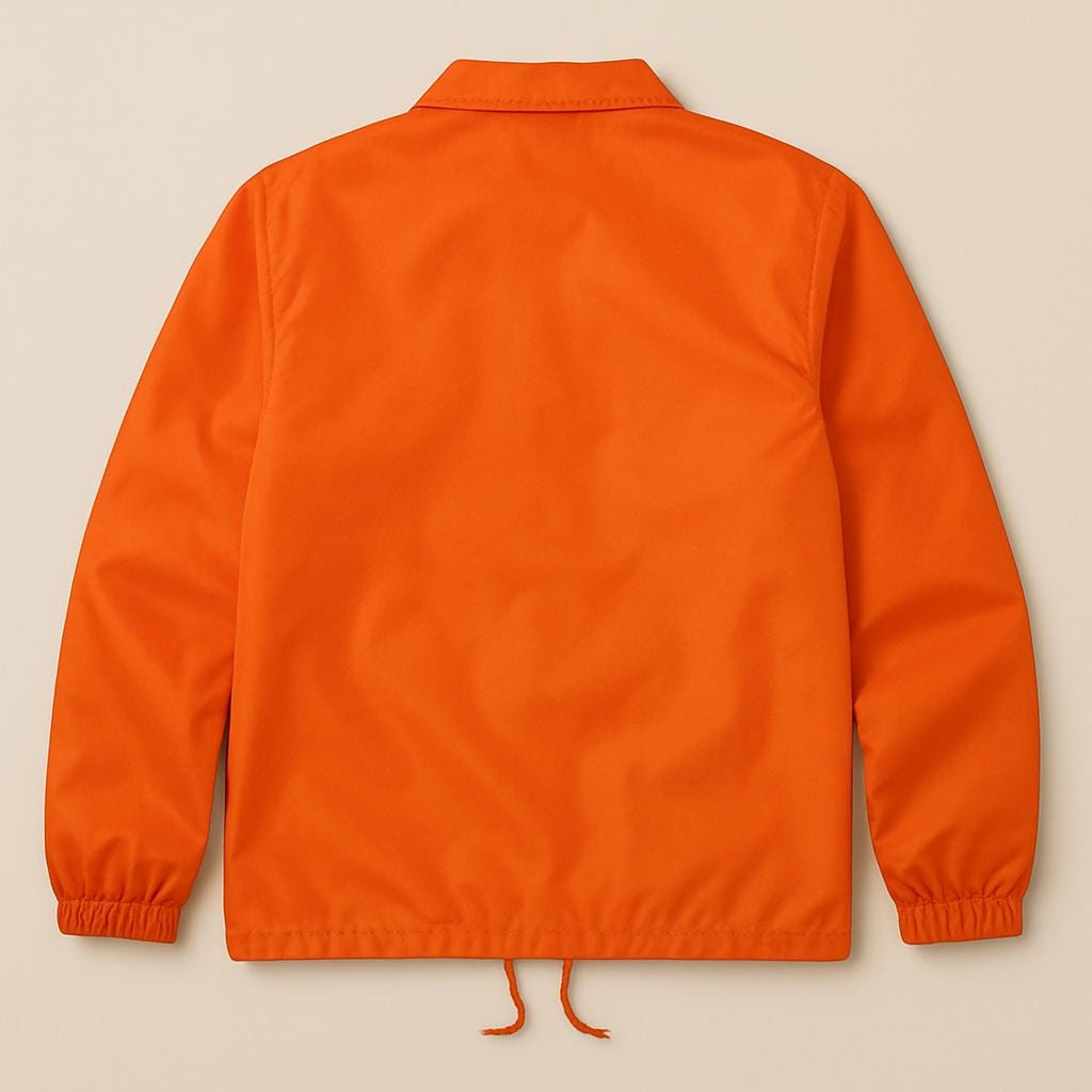 Coach Jacket | Lightweight Streetwear Windbreaker | Classic Casual