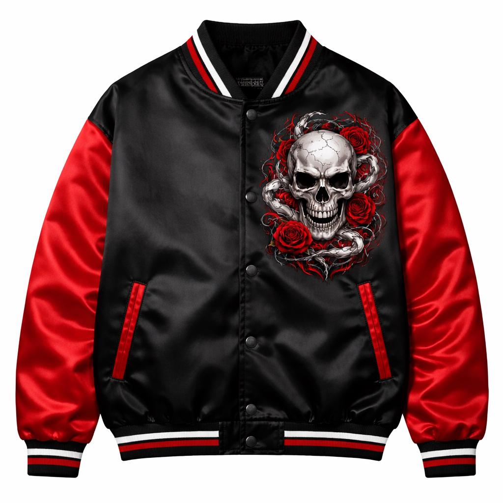 Custom Sublimated Jacket Custom Sublimated Satin Jacket Personalized Streetwear Bomber Jacket ...