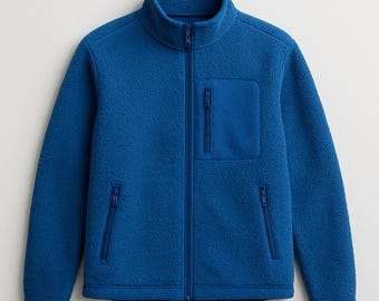 Fleece Jacket | Warm Soft Zip Up Sweater for Men & Women | Cozy Winter Outdoor Wear