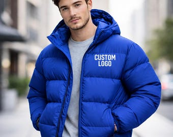 Chaqueta acolchada de invierno, abrigo ligero y cálido para uso urbano.