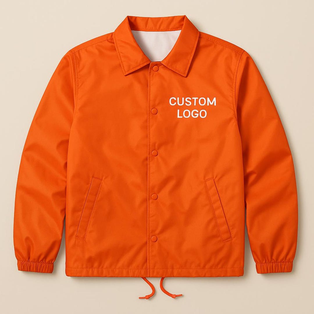 Coach Jacket | Lightweight Streetwear Windbreaker | Classic Casual