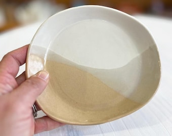Appetizer Small Plate Handmade Pottery Earthtone