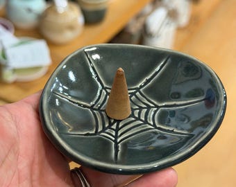 Incense Holder Spider Web Halloween