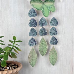 Wall Hanging Botanical Art Paw Paw Tree Ceramic