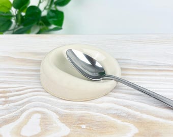 Coffee Spoon Rest Handmade Pottery Ceramic