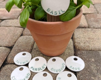 Garden Markers Plant Labels Ceramic Weather Resistant
