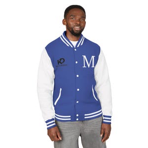 Varsity Letterman Jacket: Unisex Cotton-Blend Outerwear, USA Made