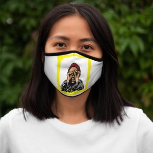 Vibrant Graphic Face Mask: Hip-Hop Style, Daily Protection