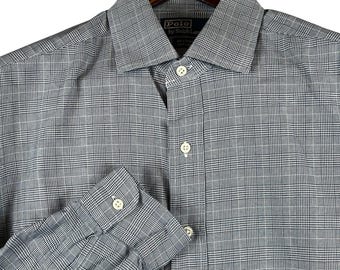 Koszula męska Polo Ralph Lauren L Westerton z guzikami w kolorze niebieskim Glen Plaid