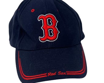 Casquette de baseball ajustable en mélange de laine Enterprise Twins des Red Sox de Boston, vintage des années 1990