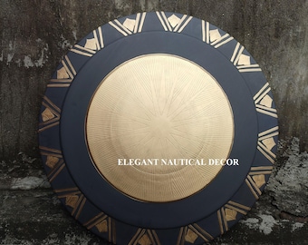Escudo de caballero medieval: armadura de acero de 56 cm, réplica de accesorio para cosplay