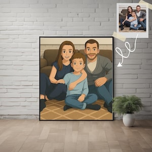 Custom Ghibli Style Portrait: Anime Art from Photo (Digital Download