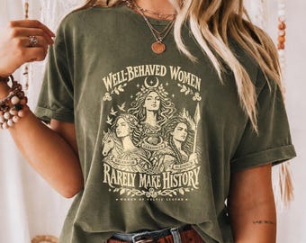 Celtic Goddesses Mythology T-shirt Pagan Folklore Wiccan Witch Goddess Deity Legend Rhiannon, Cerridwen Feminist Gift Tee