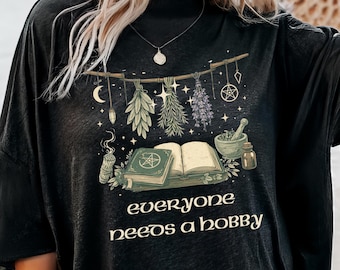 Witch Pagan Wiccan Magic Herbal Healing T-shirt.  Gift for Witchy Mom, Mothers' Day Gift Tee