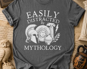 Greek Mythology History Lover T-shirt, Odyssey Legend Classics Homer Myths Shirt, Gift for Mythology Archaeology Funny Fan Tee