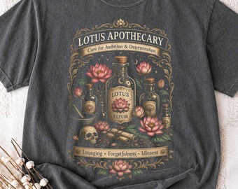 Lotus Eaters Odyssey T-Shirt, Greek Mythology Apparel, Homeric Legend Bookish Tee, Epic Poem Gift, Ancient Greece Apothecary Shirt