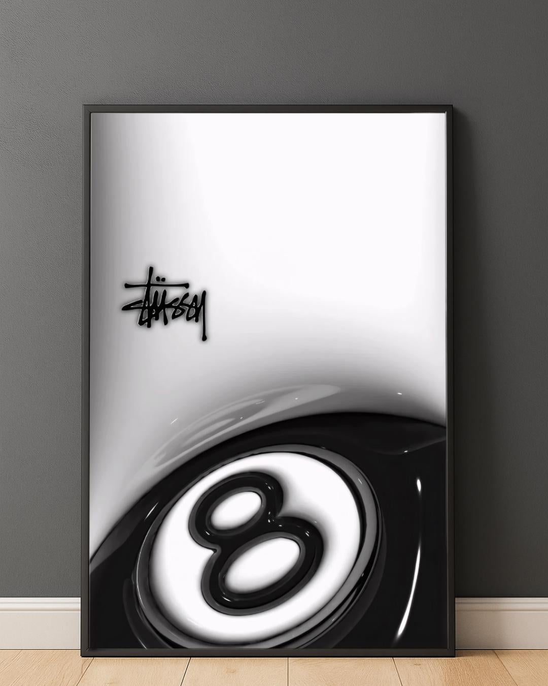 Stussy 8 ball poster - Etsy 日本