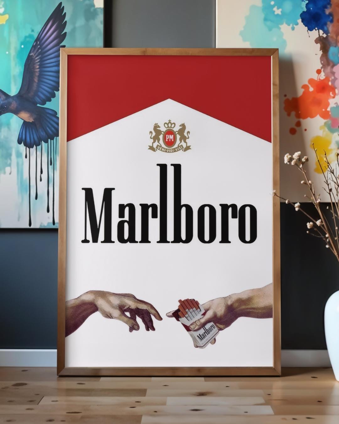 Vintage Marlboro Ad Poster – Retro Art Print (digital Download) - Etsy