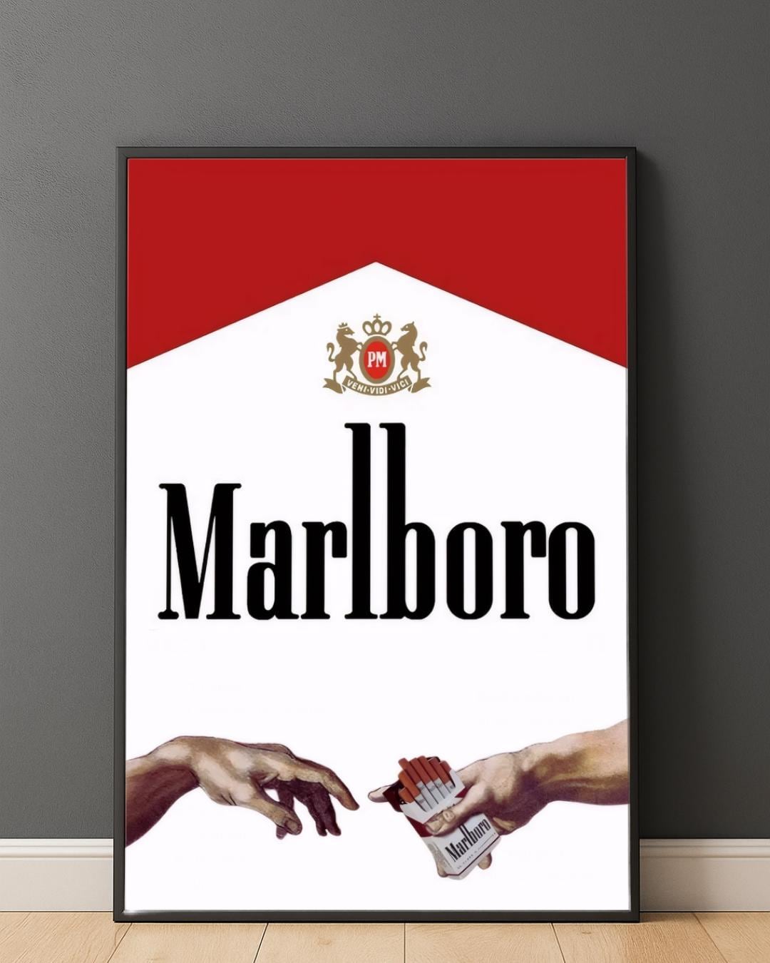 Vintage Marlboro Ad Poster – Retro Art Print (digital Download) - Etsy