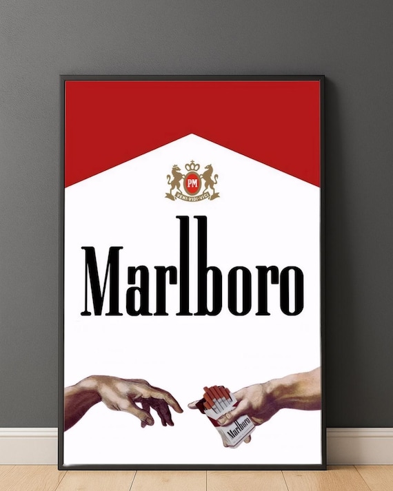 Vintage Marlboro Ad Poster – Retro Art Print (digital Download) - Etsy