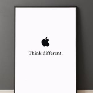 Think different apple poster - Etsy 日本