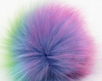 Unicorn 3 inch pom poms