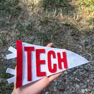 Custom Felt College Flag