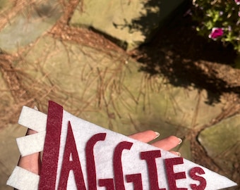 Custom Felt College Flag
