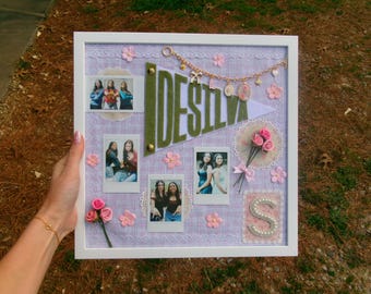 Tablero de collage personalizado / Tablero de fotos personalizado / Decoración de dormitorio / Hecho a mano / Arte de pared