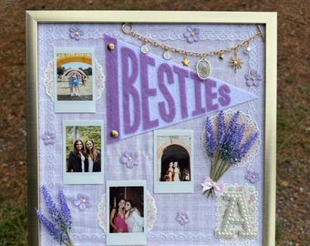Tablero de collage personalizado / Tablero de fotos personalizado / Decoración de dormitorio / Hecho a mano / Arte de pared