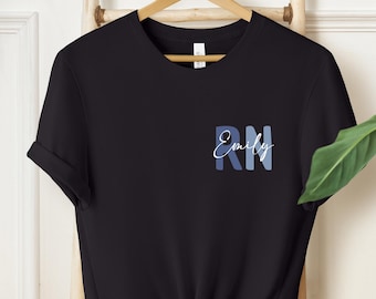 Personalized RN Shirt, Custom Nurse Tee
