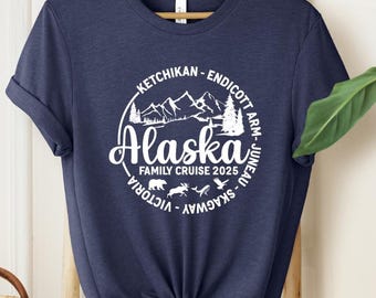 Personalized Alaska Cruise Family Shirt, Alaska Trip Babysuit