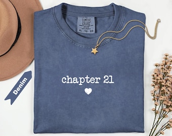 Comfort Colors® Chapter Birthday Shirt: Personalized Milestone Tee