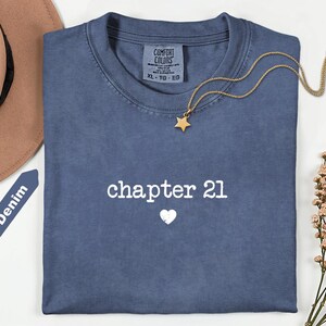 Comfort Colors® Chapter Birthday Shirt: Personalized Milestone Tee