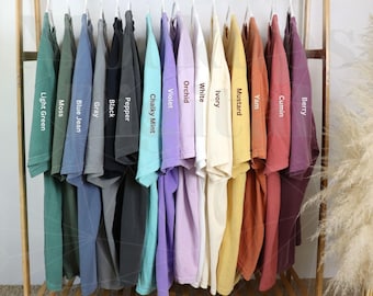 Blank Comfort Color Tshirt, Comfort Colors Shirt, Blank Comfort Color, Comfort Colors Vintage Washed Shirt, Blank Color Washed Shirts