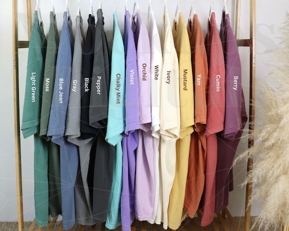Blank Comfort Color Tshirt, Comfort Colors Shirt, Blank Comfort Color, Comfort Colors Vintage Washed Shirt, Blank Color Washed Shirts