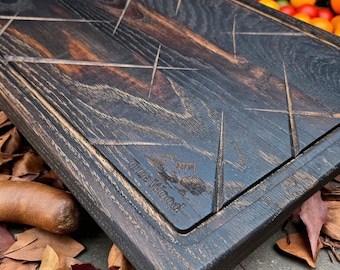 Geschenk für Ihn | Steakhouse Servierbrett | Charcuteriebrett