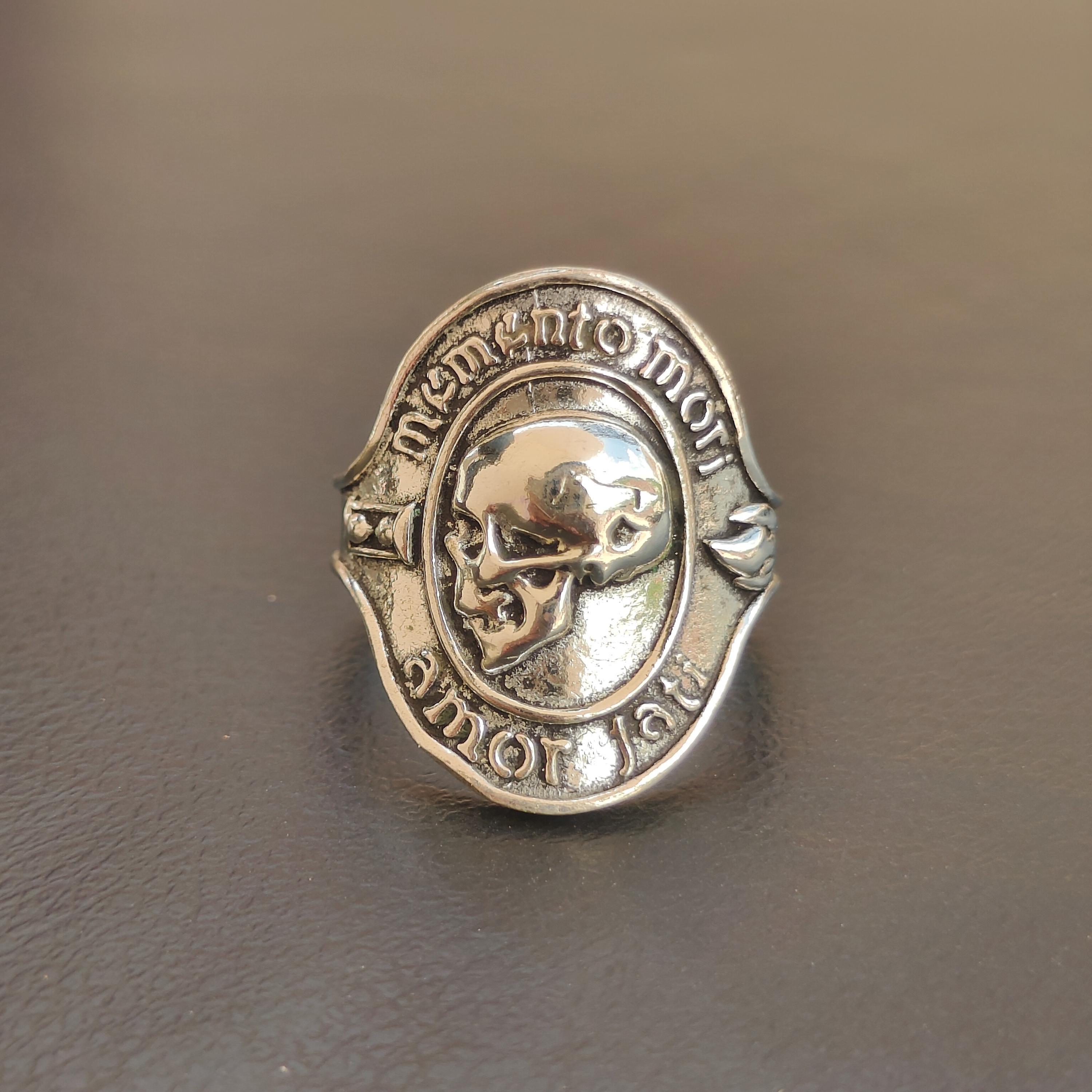 Memento mori ring - Etsy 日本 Memento mori ring - Etsy 日本