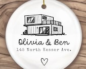 Personalized Container Home Ornament | Custom Shipping Container Decor | Hew Home Builder GIft