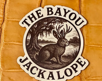 The Bayou Jackalope Magnet