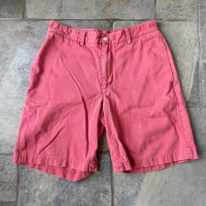 Rare Y2K Vineyard Vines by Shep & Ian Pink Cotton Twill Club Shorts Men&#39;s Sz 30