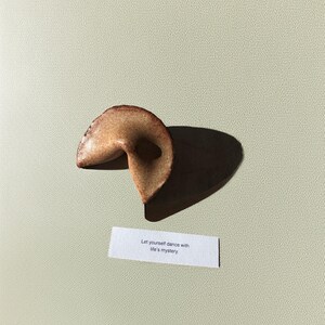 Ceramic Fortune Cookies From The Future, Hand-made Ceramic Gift, Customer, Personalized image 4