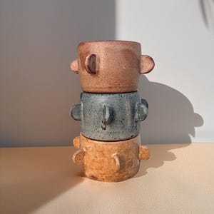 Ceramic Flower Espresso Cup, Unique Ceramic Coffee Mug, Made to Order