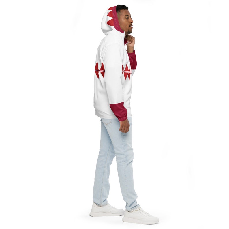 White Mage Final Fantasy 9 Garnet Inspired Hoodie Windbreaker, Unisex image 5